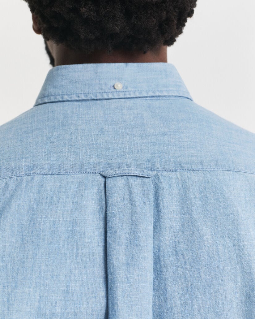 Regular Fit Indigo Chambray Shirt