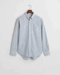 Regular Fit Striped Poplin Shirt