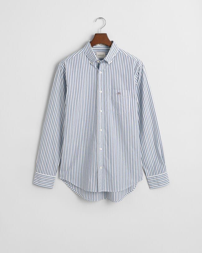 Regular Fit Striped Poplin Shirt