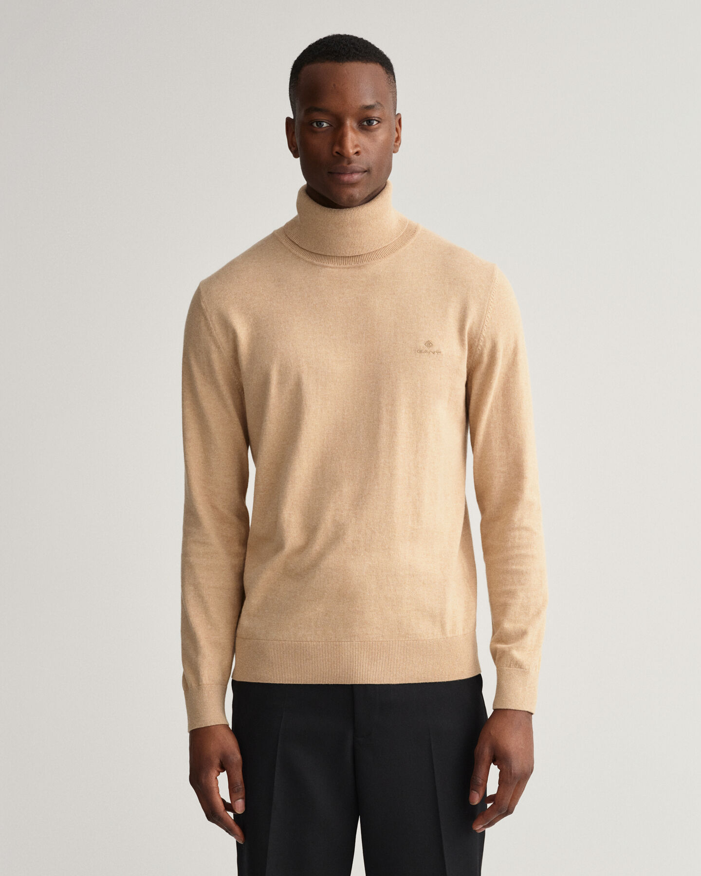 Cotton Cashmere Rollneck Sweater