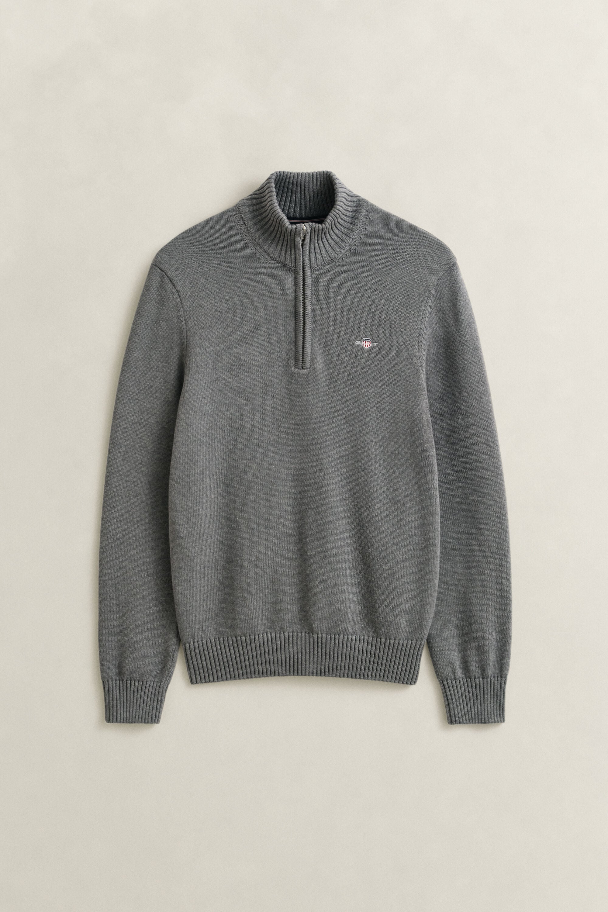 Casual Cotton Half-Zip Sweater