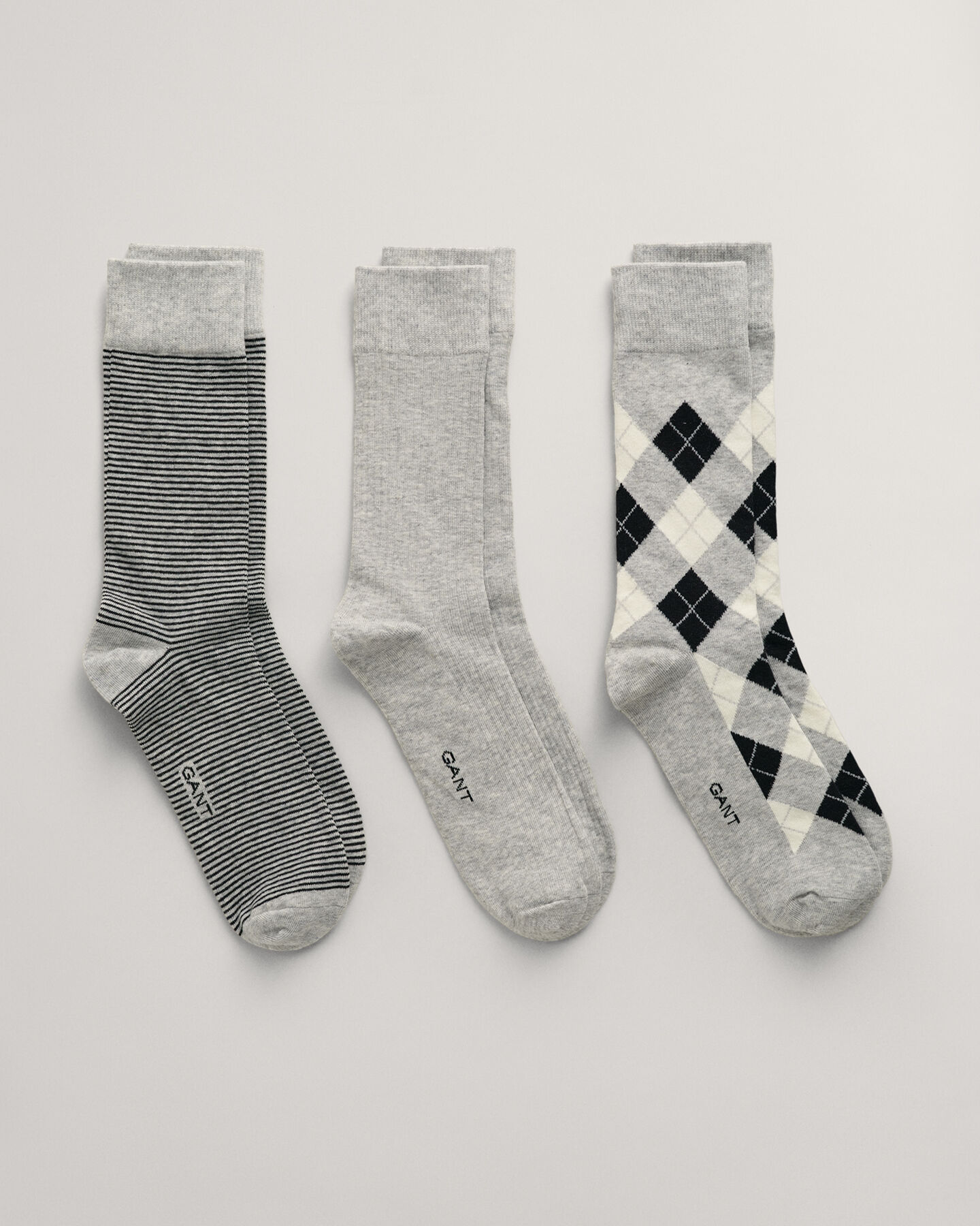 3-Pack Argyle Socks