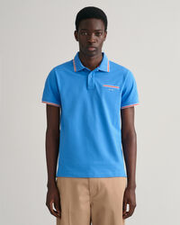 3-Color Tipped Piqu&eacute; Polo Shirt