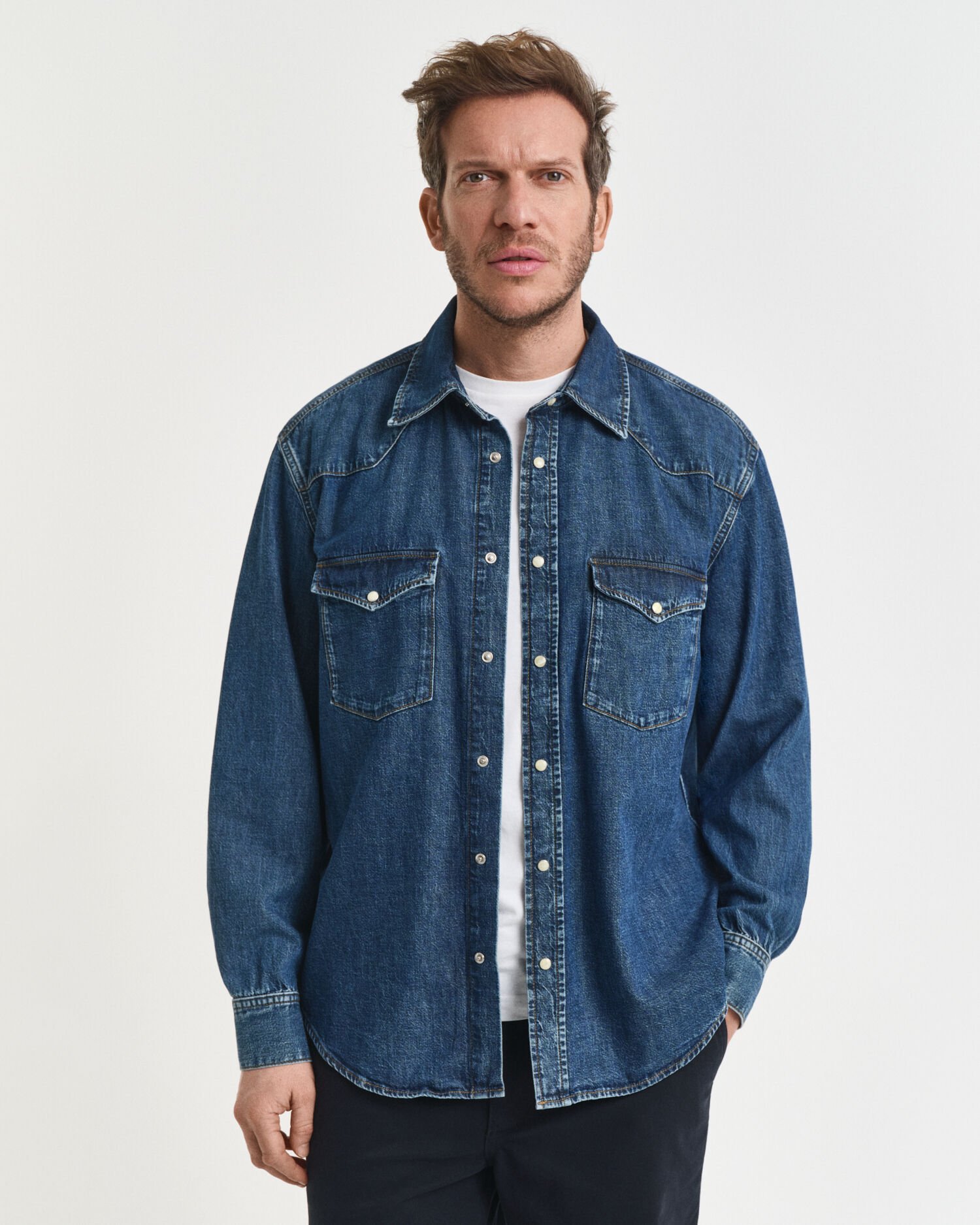 Relaxed Fit Denim Rodeo Shirt