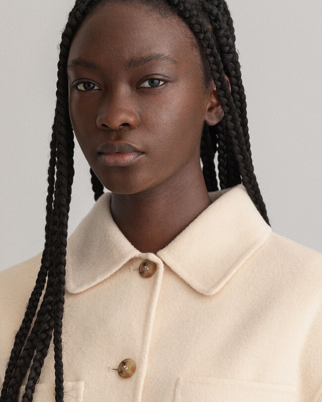 Handstitched Shirt Jacket