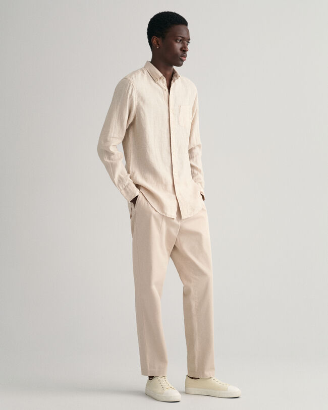 Regular Fit Linen Shirt
