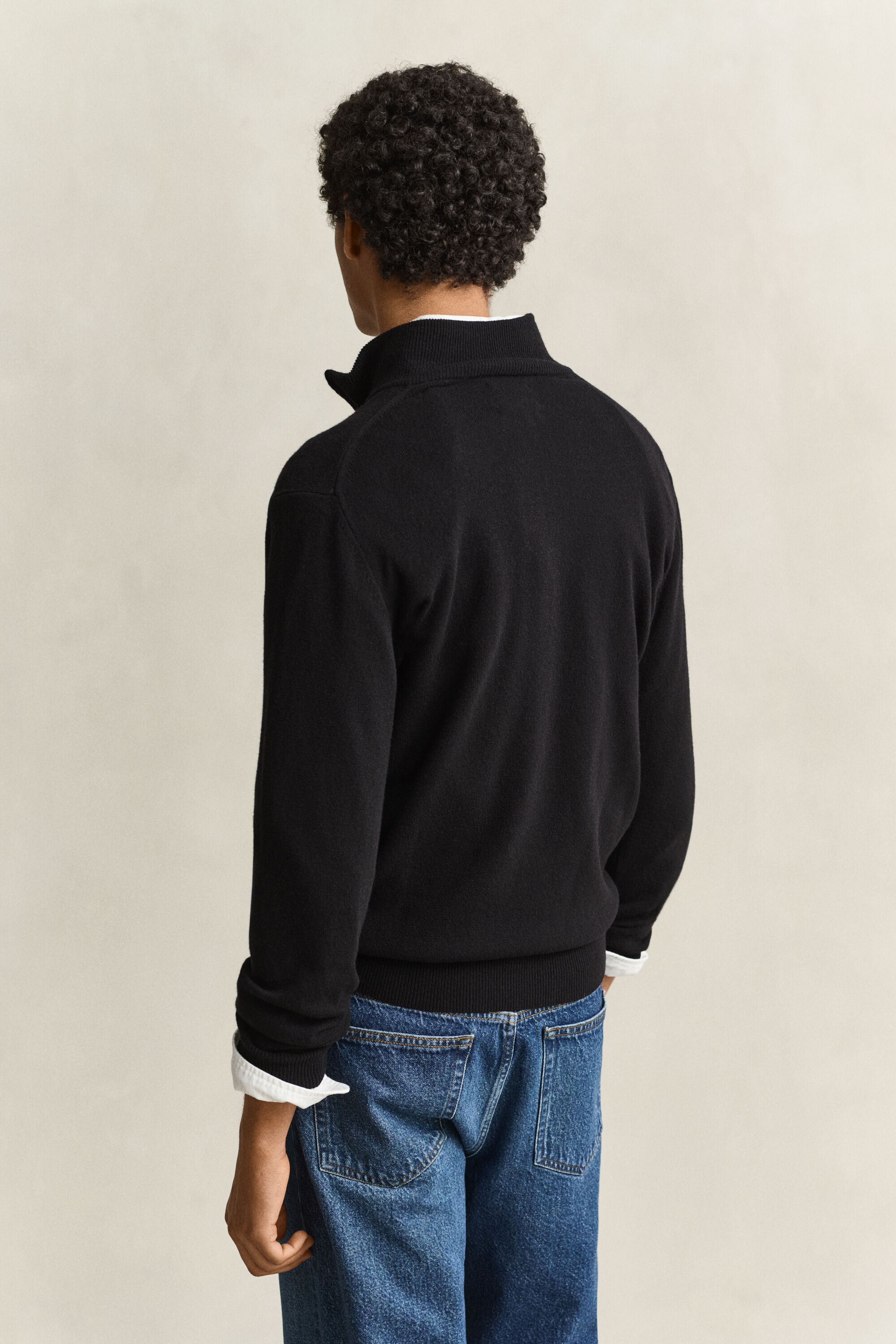 Lambswool Half-Zip Sweater