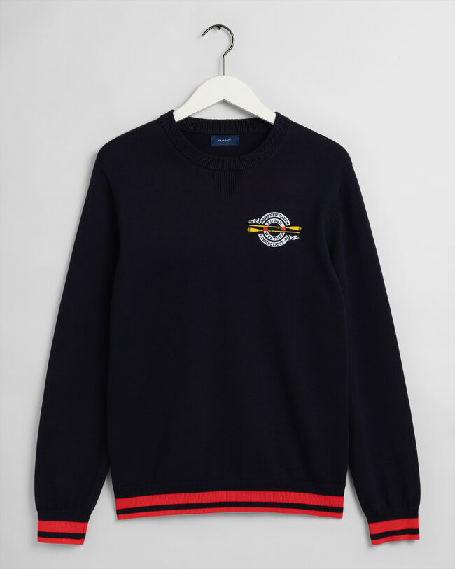 Rough Weather Crest Crew Neck Sweater