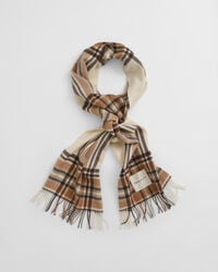 Tartan Checked Wool Scarf