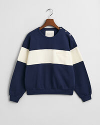 Color Blocked Crew Neck Sweatshirt