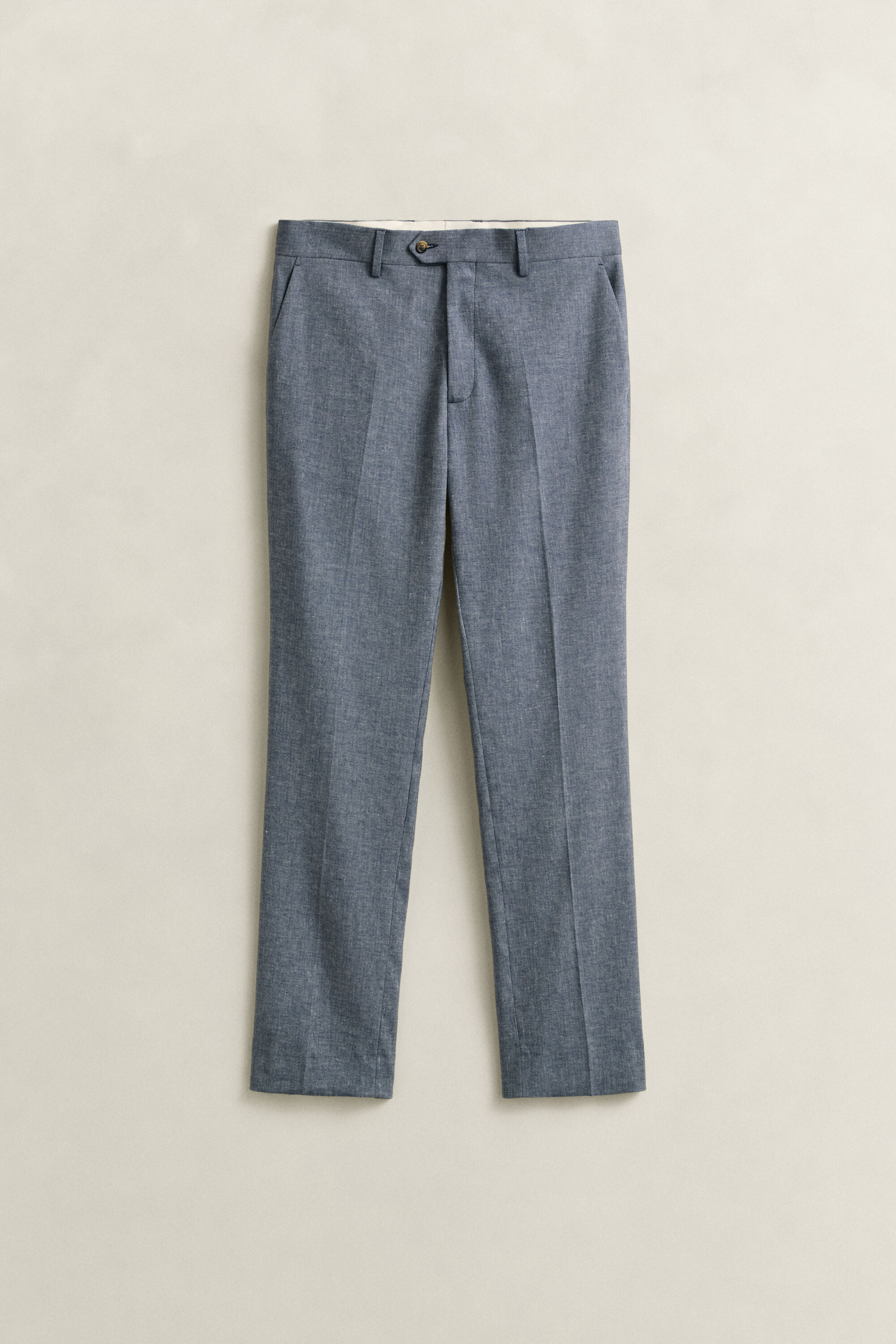 Indigo Herringbone Suit Pants
