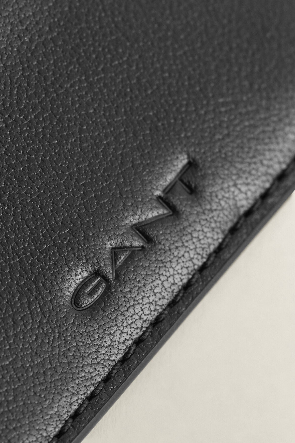 Leather Card Holder — BLACK