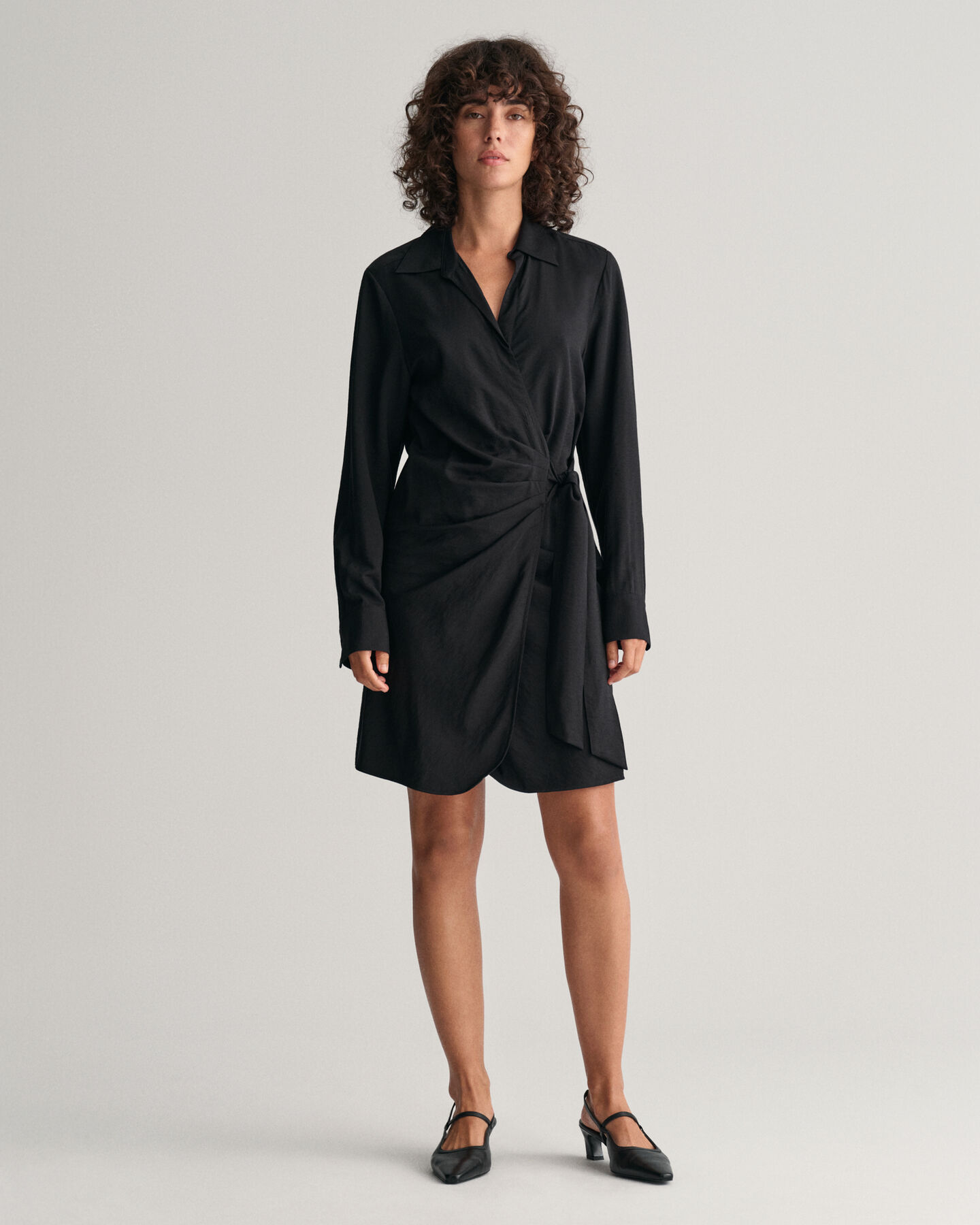 Wrap Shirt Dress