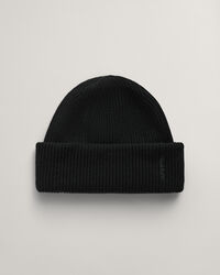 Ribbed Wool Beanie