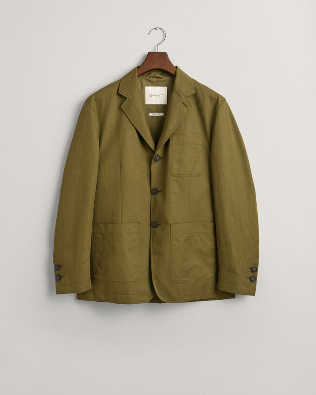 Regular Fit Cotton Blazer