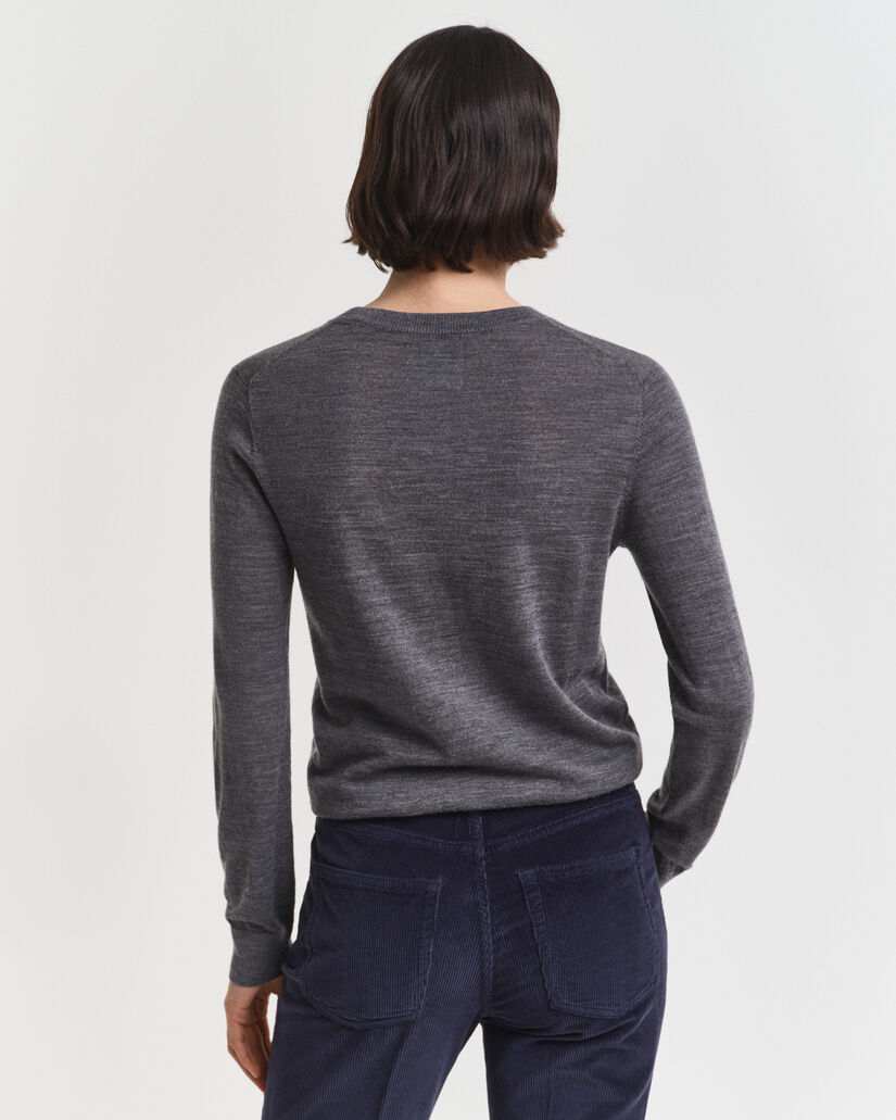 Extra Fine Merino Wool Crew Neck Sweater