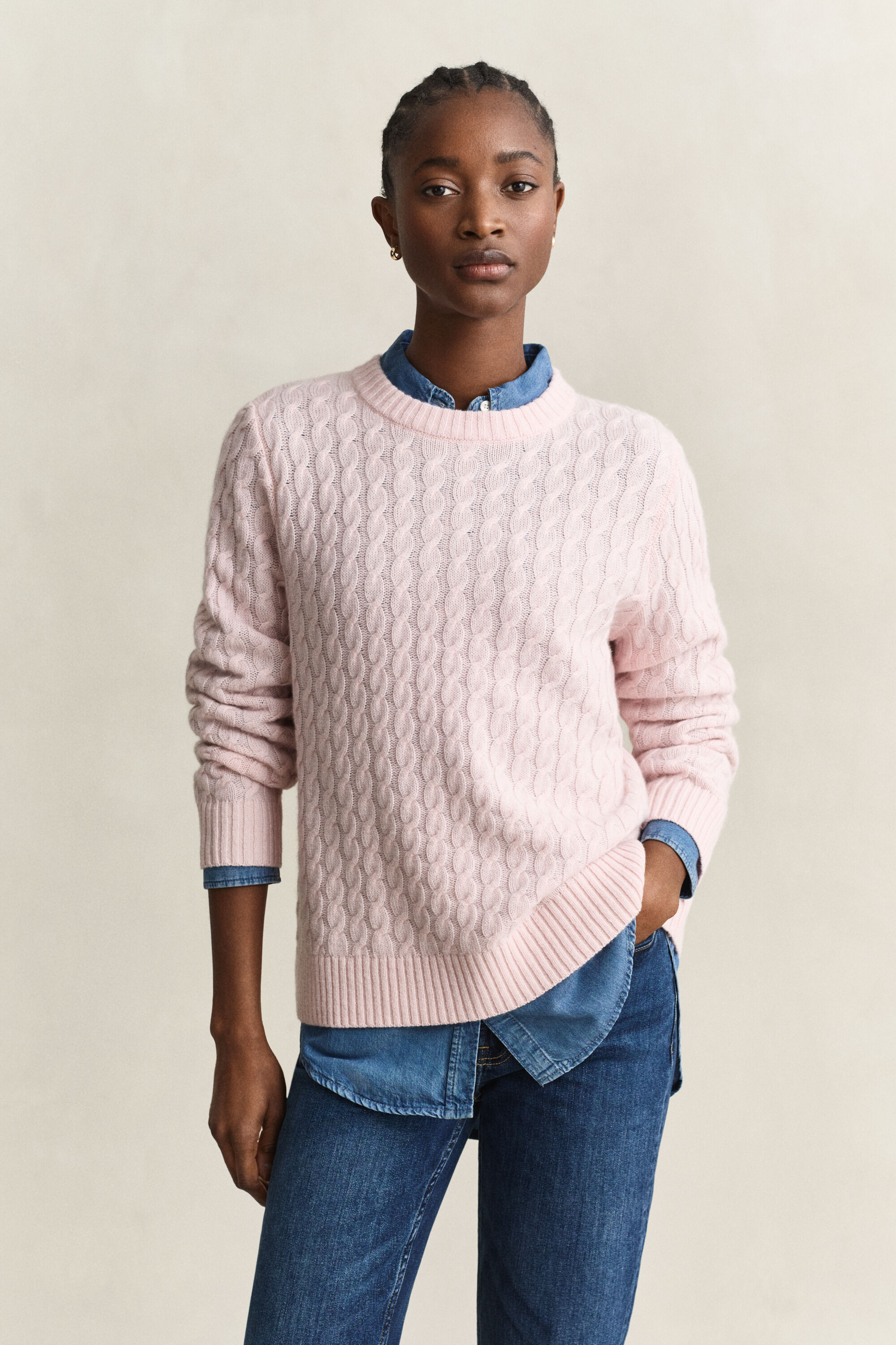 Cashmere Cable Knit Sweater