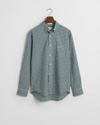 Regular Fit Small Checked Poplin Shirt