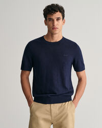 Knitted Cotton Linen T-Shirt