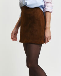 Suede Leather Skirt