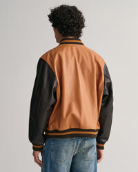 Leather GANT Varsity Jacket