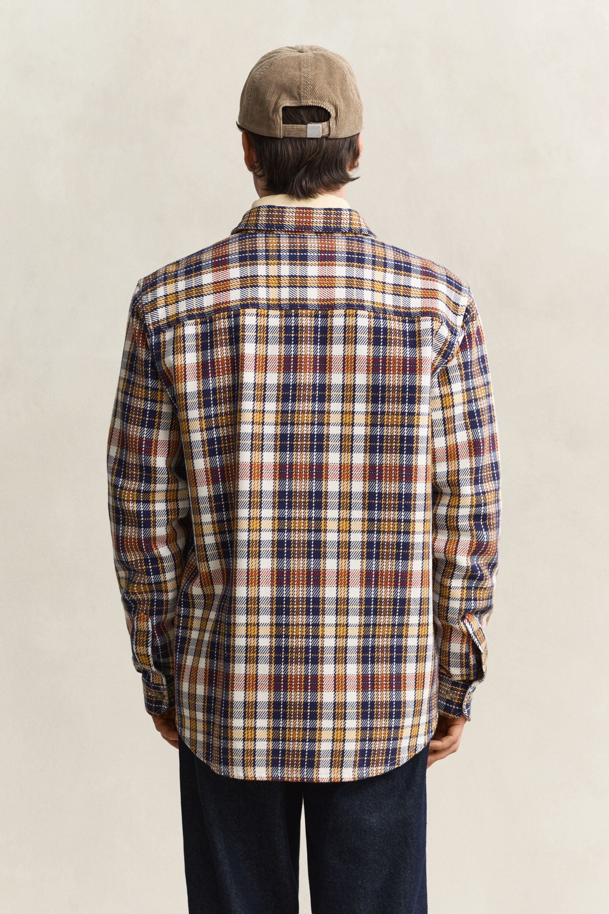 Checked Twill Overshirt