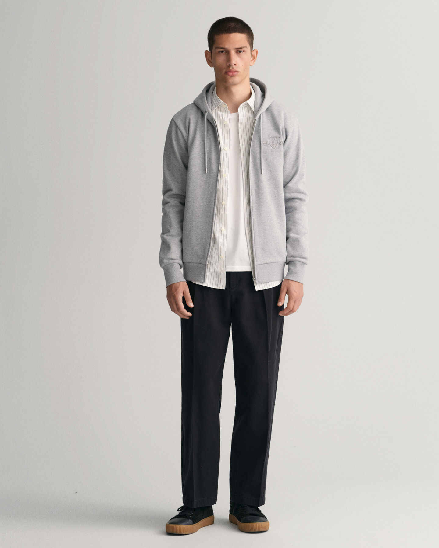 Tonal Archive Shield Zip Hoodie