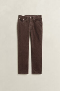 Corduroy Jeans — BLACK BROWN 4
