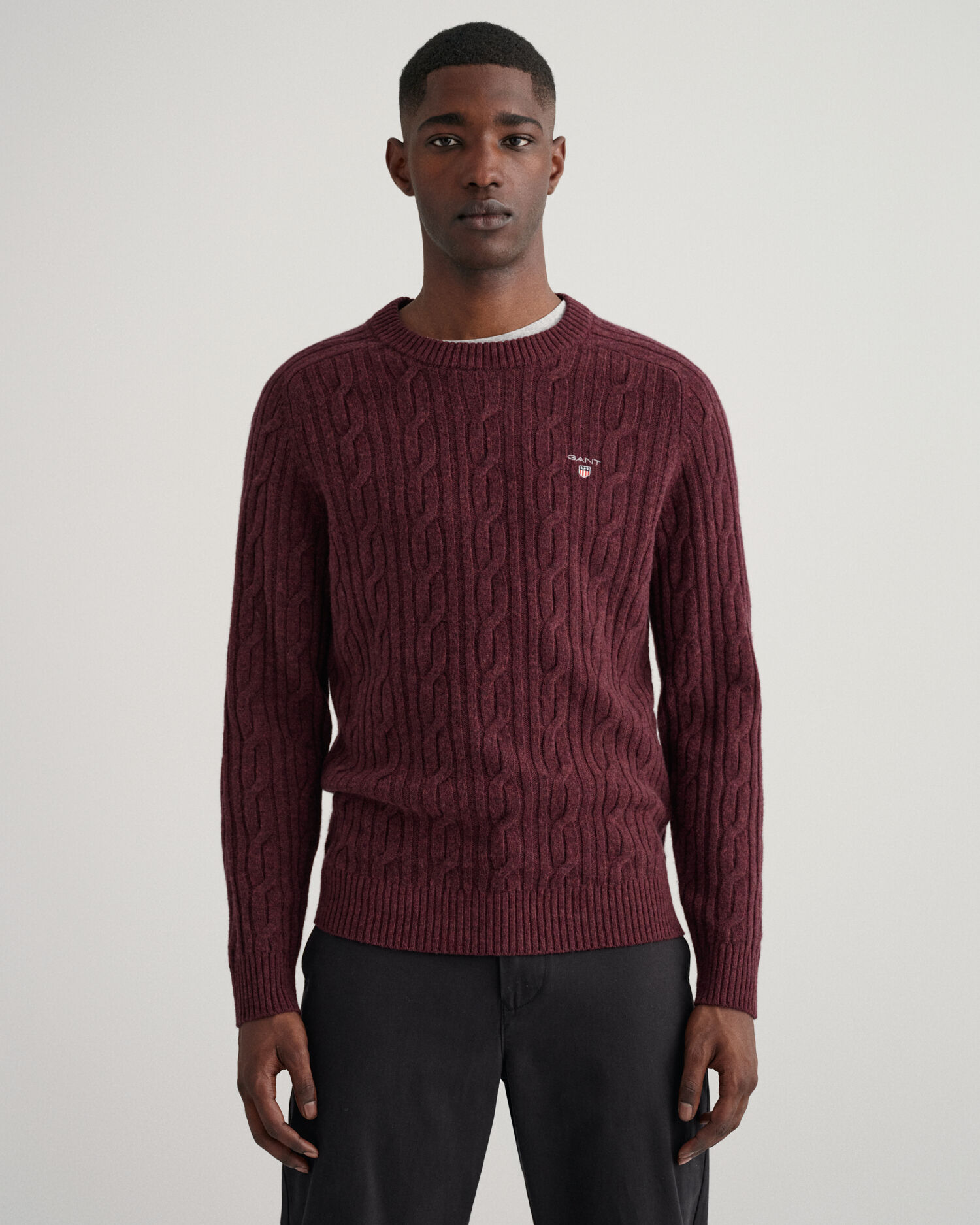Mens Cable Knit Jumpers | GANT | UK