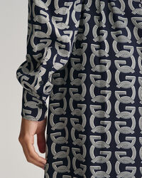 G Patterned Shirt Dress