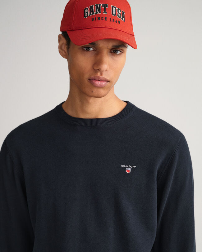 Classic Cotton Crew Neck Sweater