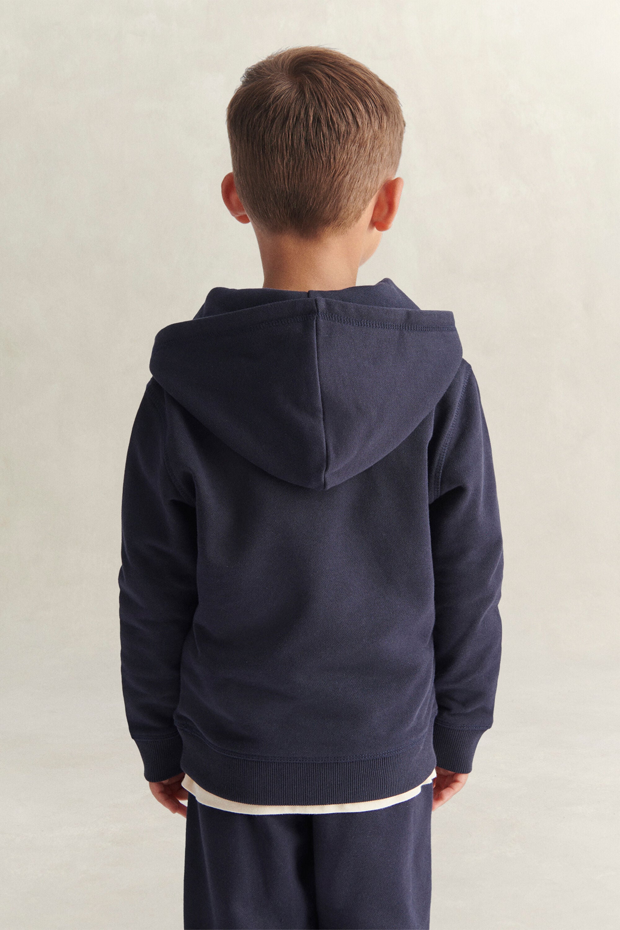 Kids Archive Shield Hoodie — EVENING BLUE