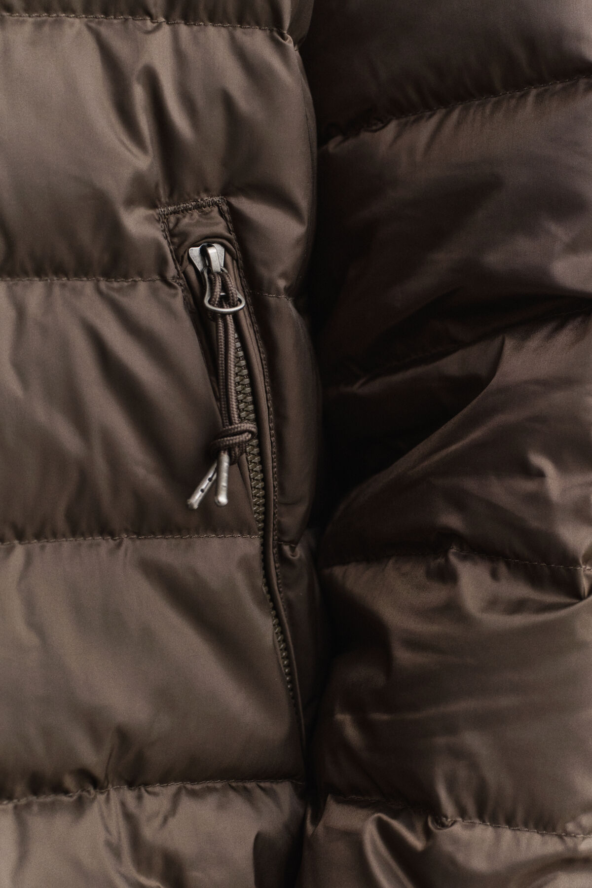 Light Down Jacket — SHADOW BROWN