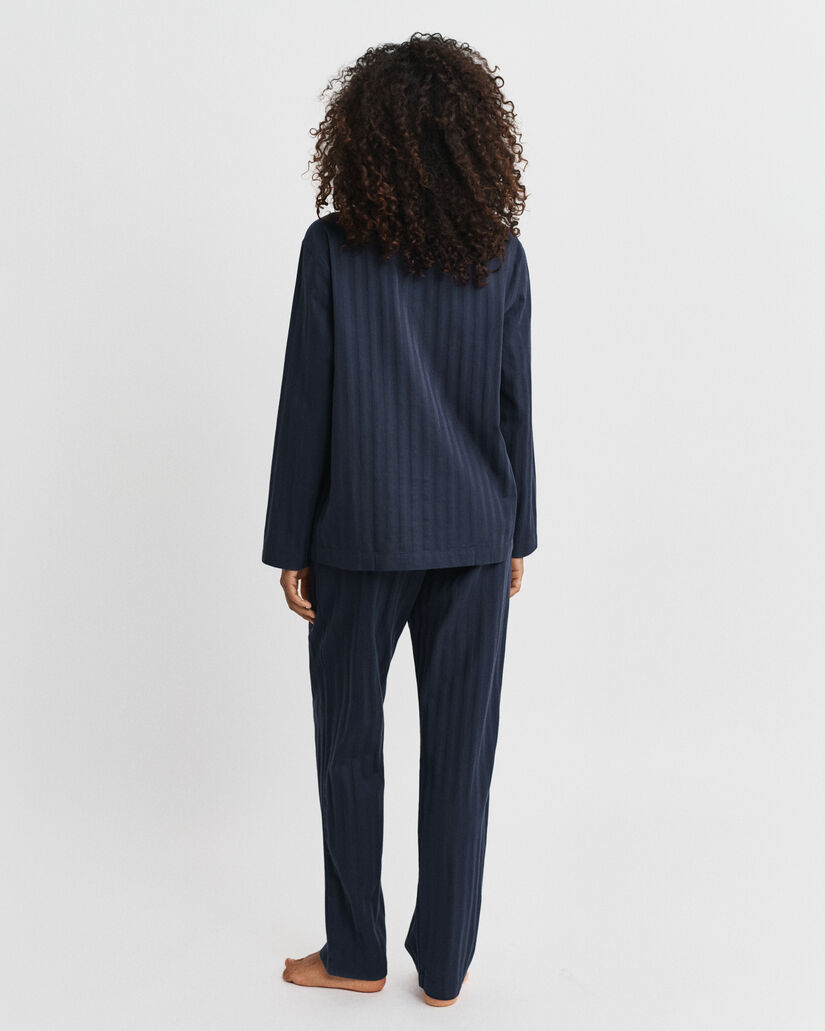 Satin Stripe Pajama Set Gift Box