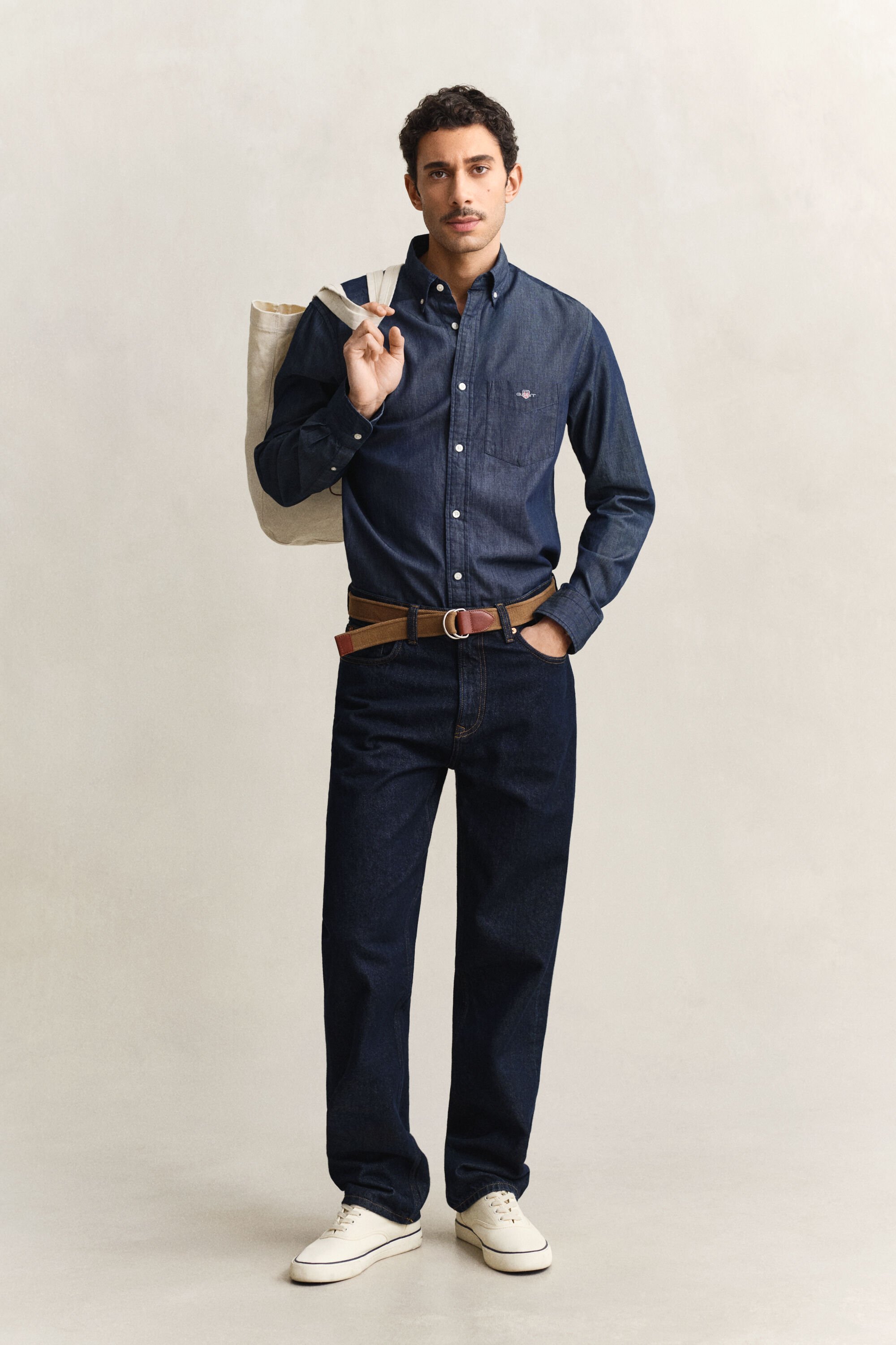 Regular Fit Indigo Shirt