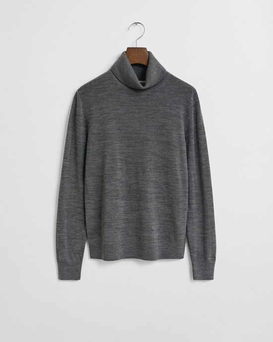 Extra Fine Merino Wool Turtleneck Sweater