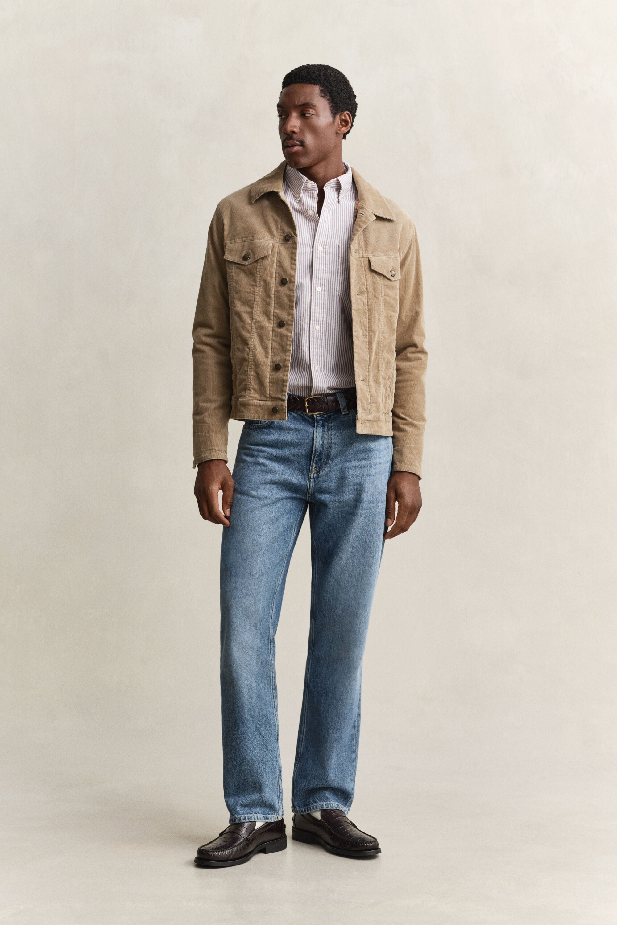 Banker Stripe Classic Oxford Shirt