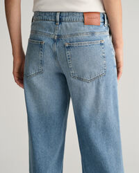 Low-Waisted Wide Leg Jeans