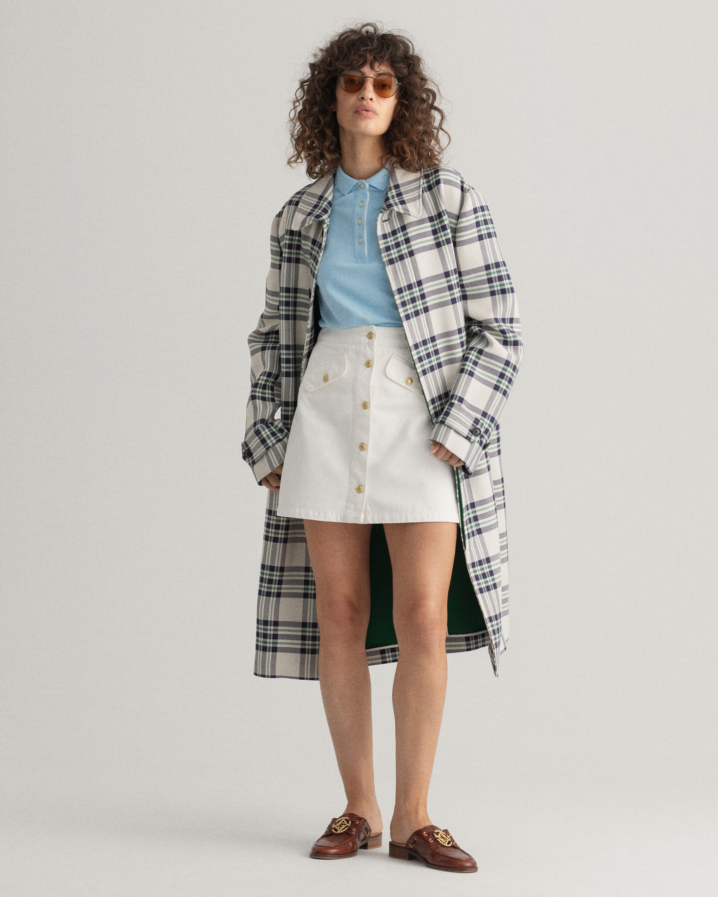 Contrast Collar Piqu&eacute; Polo Shirt