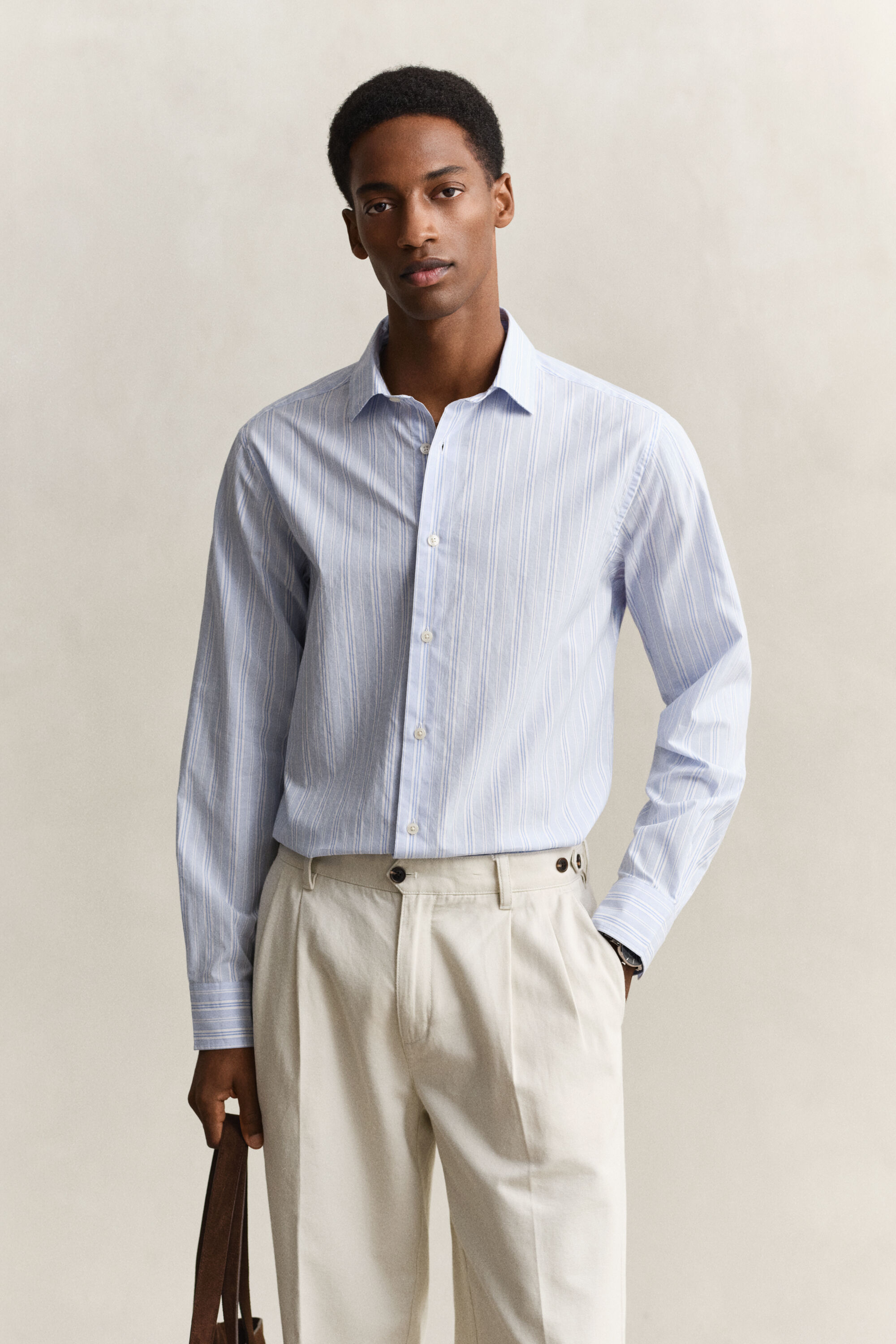 Regular Fit Dobby Striped Shirt