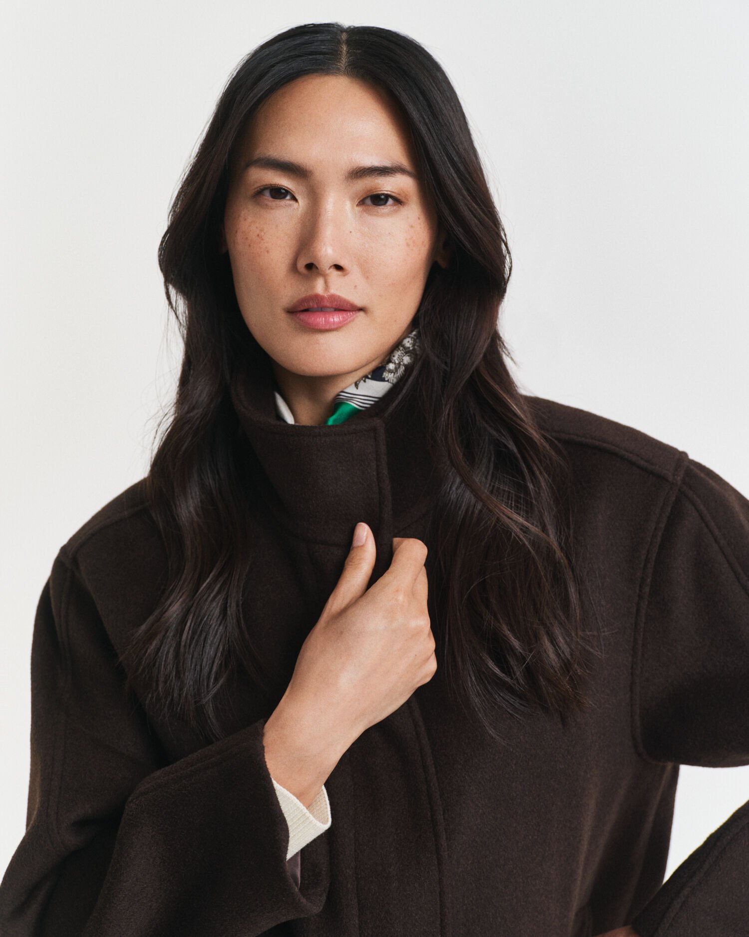 Short Wool Zip Jacket