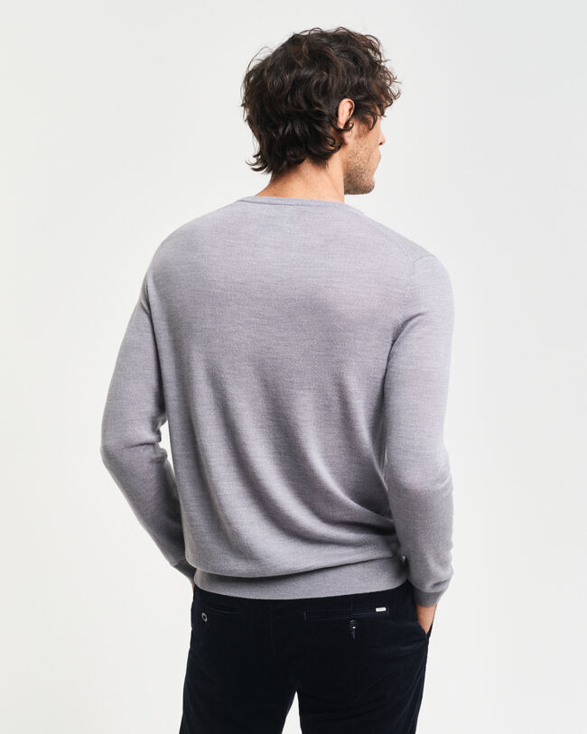 Extra Fine Merino Wool Crew Neck Sweater
