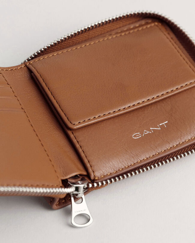 Leather Zip Wallet