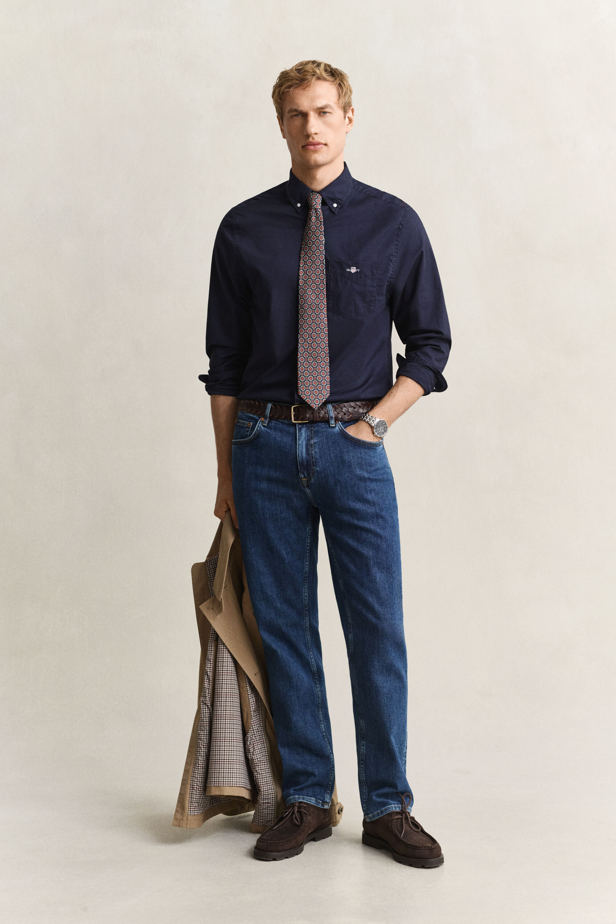 Regular Fit Clean Wash Jeans
