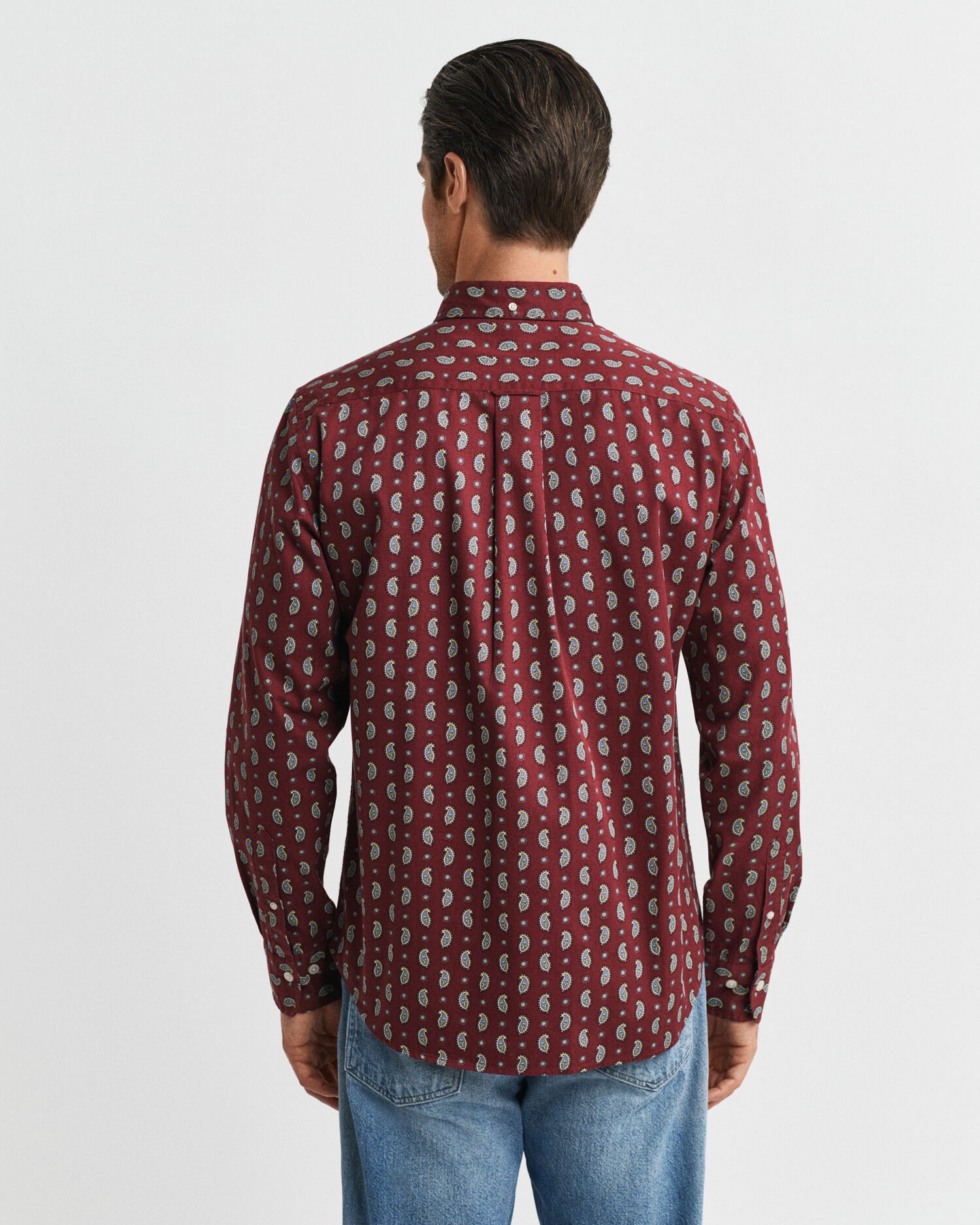 Regular Fit Paisley Printed Twill Shirt