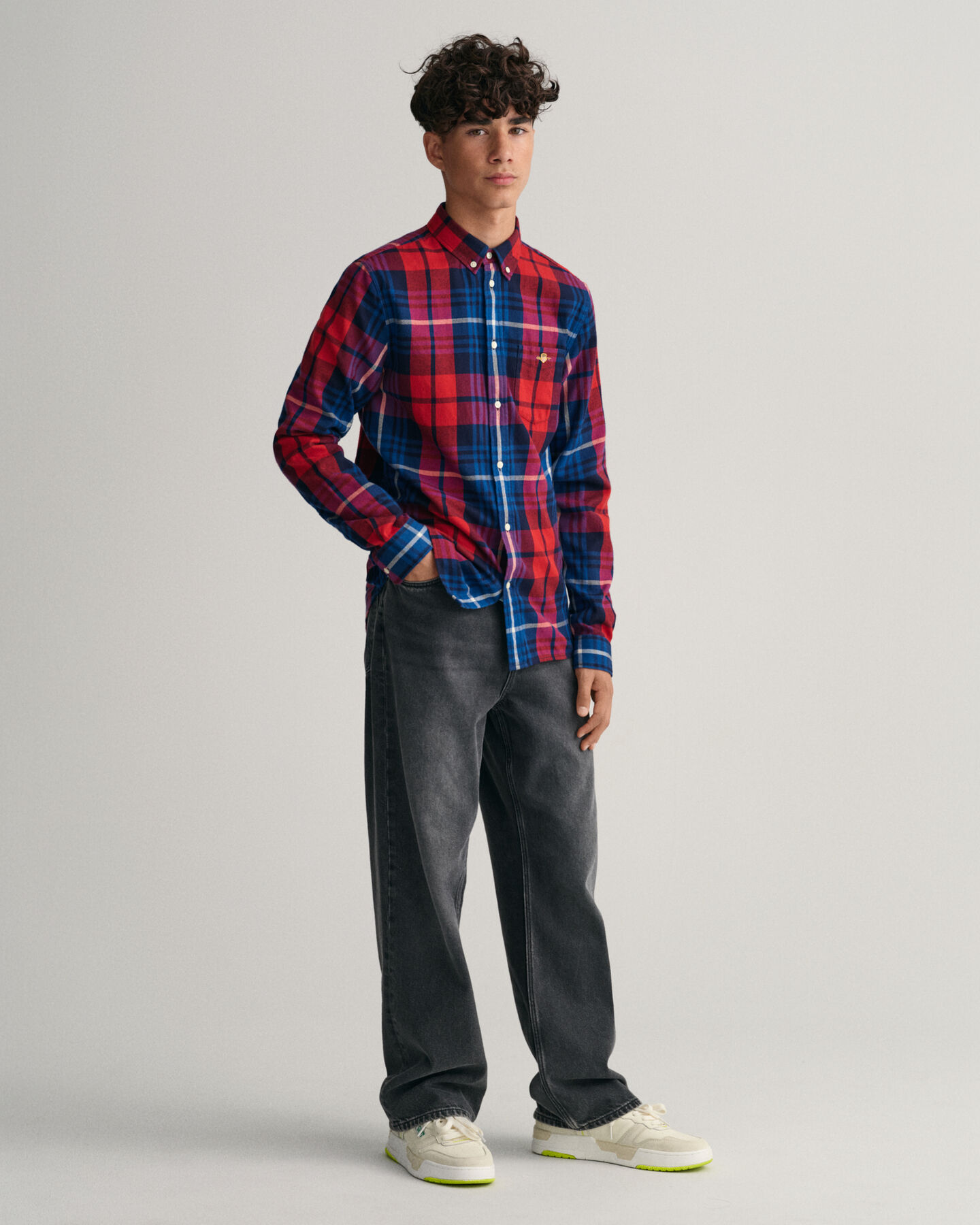 Teen Boys Plaid Flannel Shirt