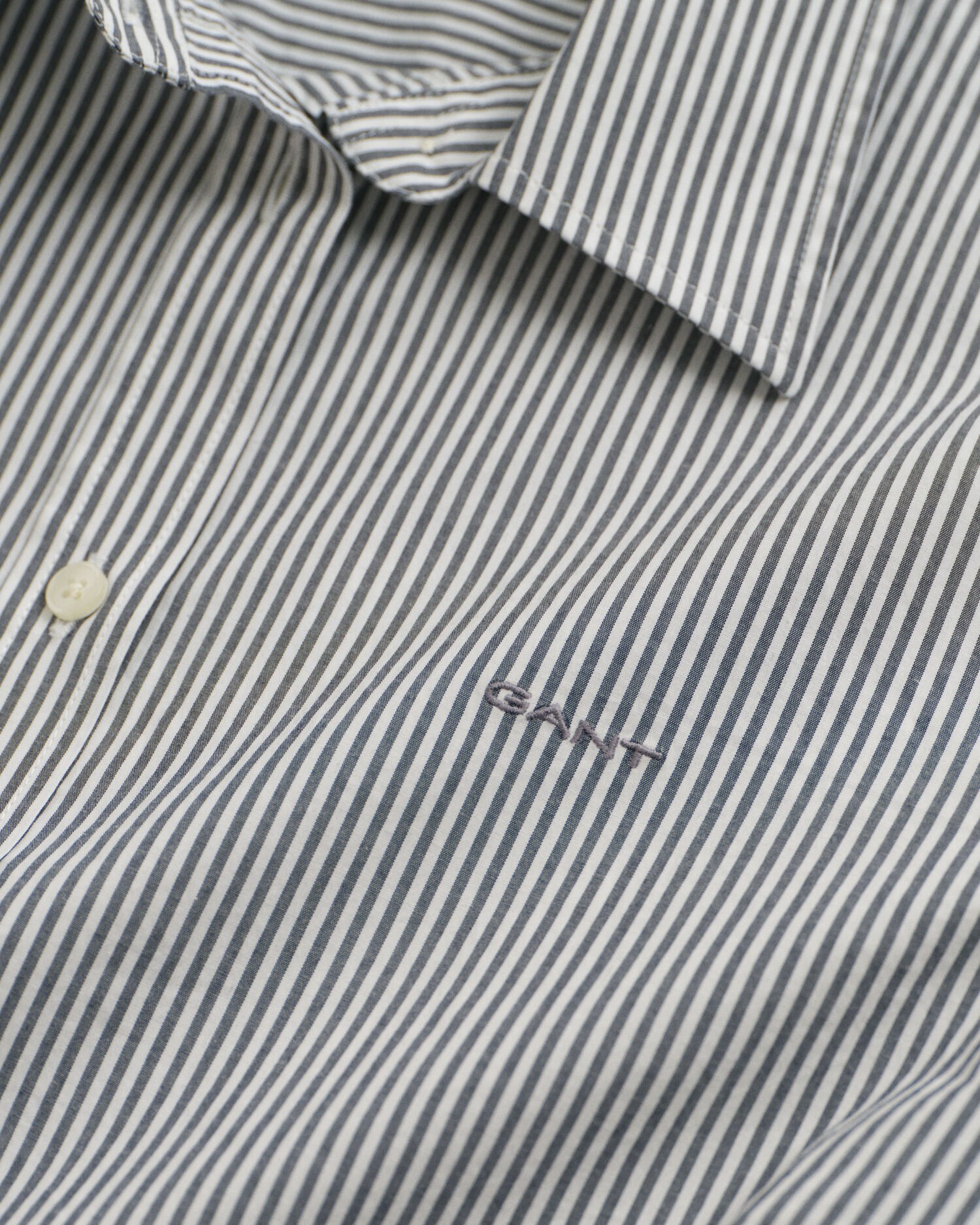 Slim Fit Striped Poplin Shirt