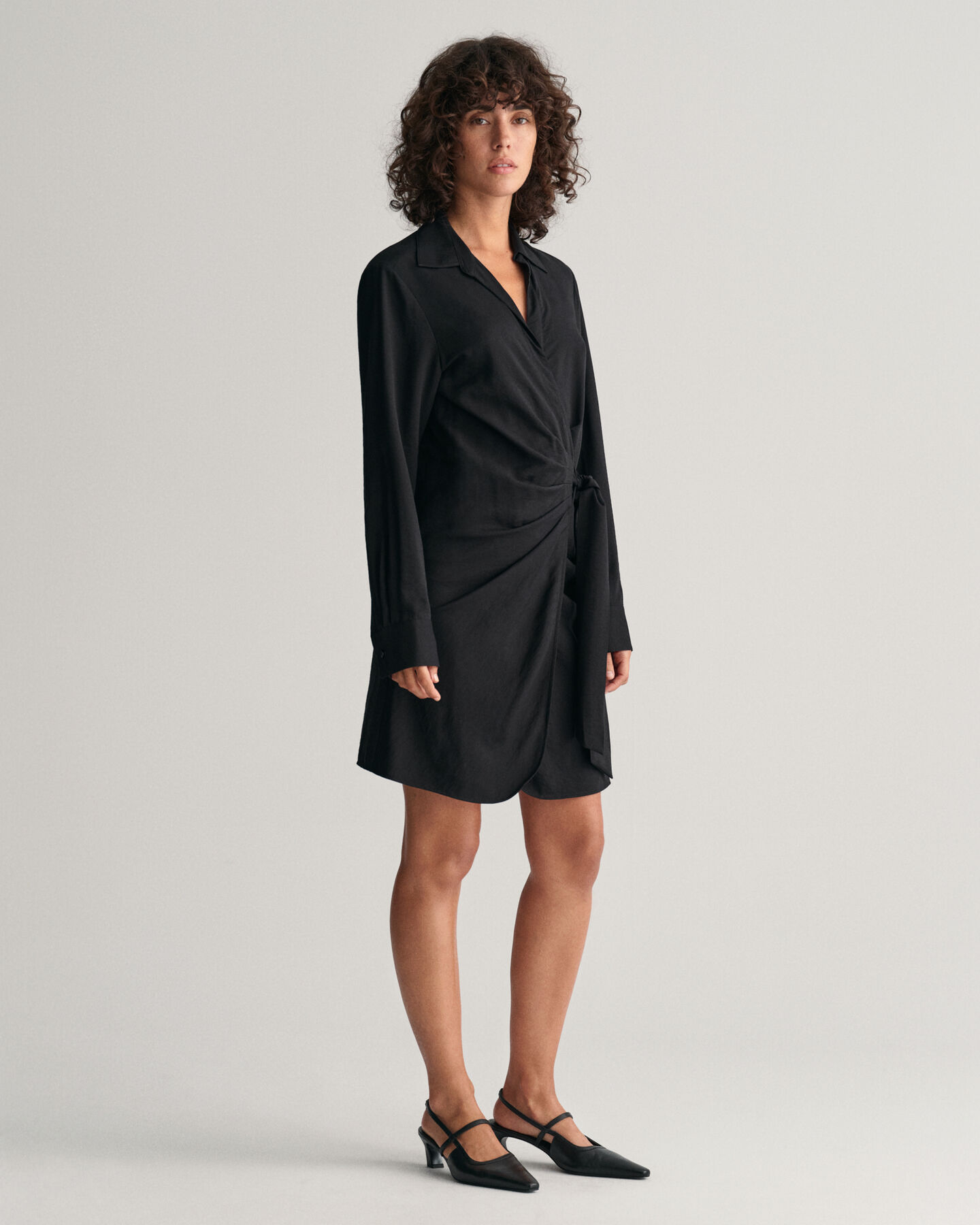 Wrap Shirt Dress