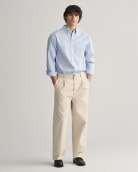Relaxed Fit Peached Cotton Chinos