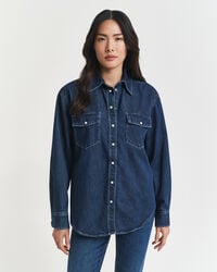 Relaxed Fit Pocket Denim Shirt